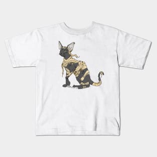 Egyptian Mummy Cat Kids T-Shirt